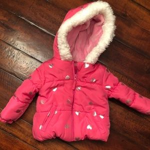 Girls 24 mo marching winter coat and snow bibs